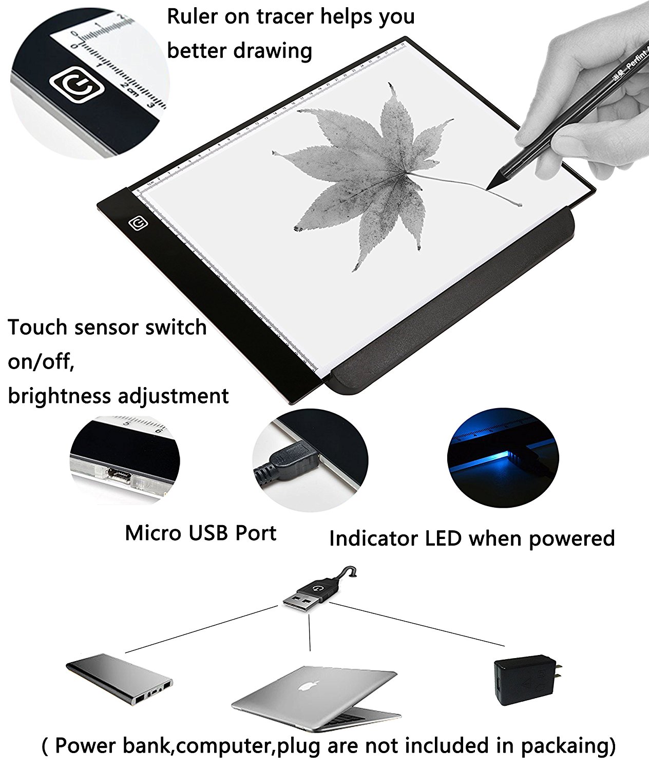 Led Light Box|Tracer Light Table|Tracing Light Pad